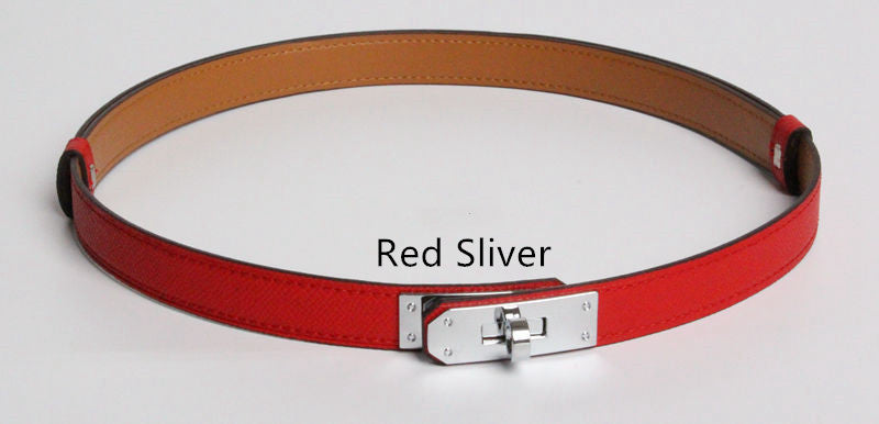 Gold Buckle Thin Belts