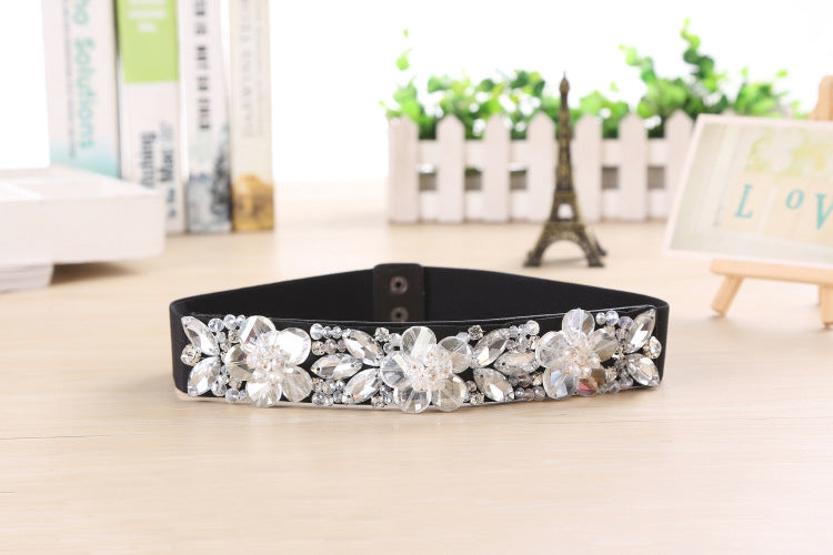 Rhinestone Crystal Waist Women Belts