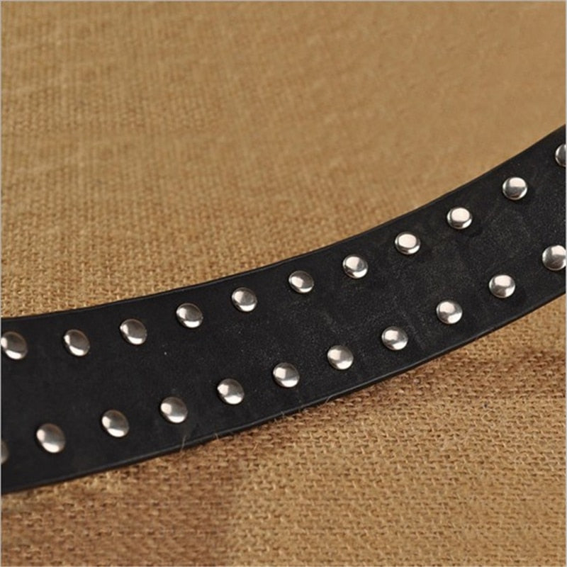 Pin Buckle Luxury Rhinestones Leopard Belt