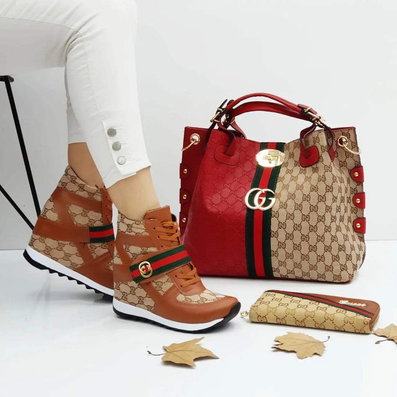 Handbag Shoes Set 2074